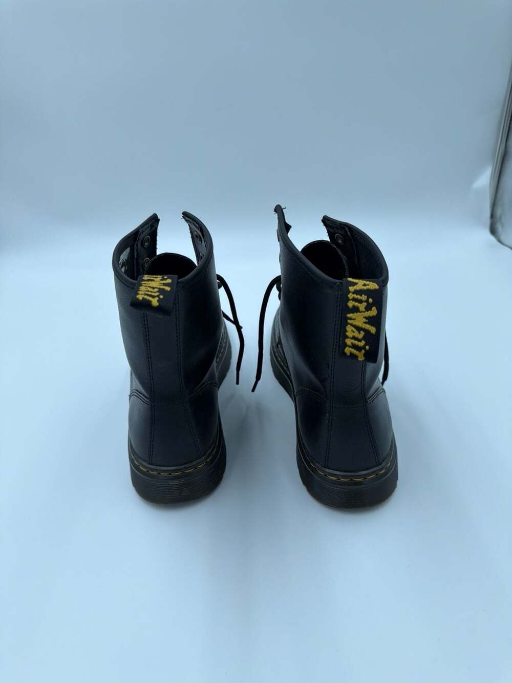Dr. Martens Zavala Black Leather Lace-Up Boots Mens 9 Womens 10 EU 42 - Picture 6 of 12